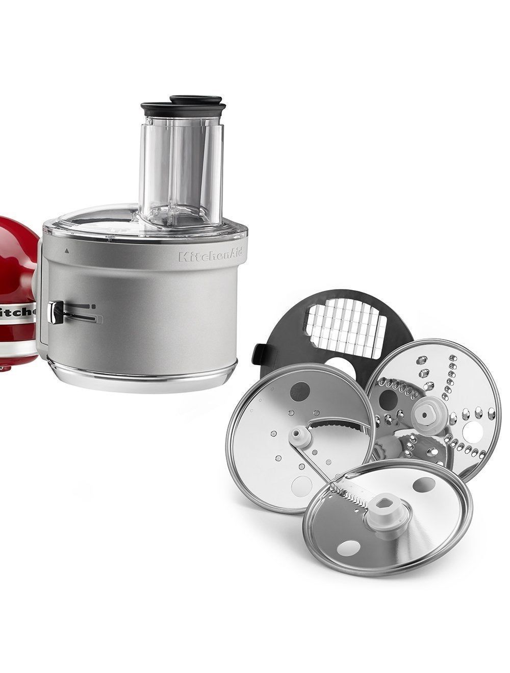 kitchenaid food processor how to use attachments