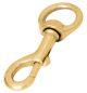 Swivel Eye Snap Bolt 3-1/4i Brass