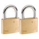 Toledo Brass Padlock 50mm Keyed Alike