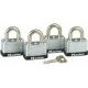 Master Padlock 1-9/16i Wide 4pk 3ESPQLFHC