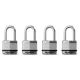 Magnum Laminated Padlock 4pk M1XQLF