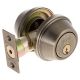 Deadbolt Double Cylinder Lock Antique Brass