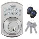 Electronic Single Cylinder Deadbolt Satin Nickel