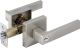 Square/European Entrance Lever Lock Satin Nickel