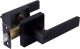 Square/European Privacy Lever Lock Black