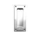 Sliding Door Finger Pull Satin Aluminum