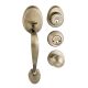 Oviedo Handleset Double Cyinder Lock Antique Brass