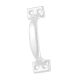 Toledo Door Pull 4i White w/Screws