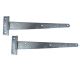 Galvanized Tee Hinge 12i w/Brass Pin