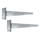 Heavy Galvanized Tee Hinge 12i w/Brass Pin