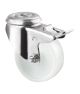 Castor Swivel Bolt Hole w/Brake 2i (50mm) White