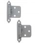 Self Closing Semi Concealed Hinge White