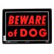 Sign Beware of Dog 10x14