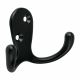 Black Double Wardrobe Hook