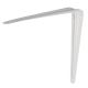 WHITE SHELF BRACKETS 10 X 12 44012