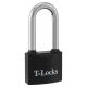 T-Lock Steel Padlock 50mm w/Long Shackle