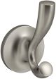 Elliston Double Robe Hook Brushed Nickel