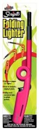 Refillable Folding Utility Lighter Assorted Colors