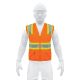 Truper Orange High Visibility Safety Vest