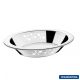 S/Steel Oval Bread Basket 10i x 7.5i