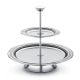 S/Steel 2 Tier Dessert Stand