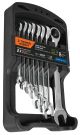 Combination Ratchet Wrench 8pc Metric Set