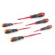 Tactix Screwdriver Insulated 6pc Set Slot/Philips