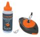 Plastic Chalk Line Reel & Chalk Set