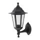 Outdoor Antique Wall Lantern Black 1lt 60W Max