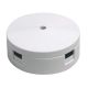 Round Junction Box 5amp White