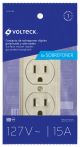 Duplex Surface Mount Receptacle Ivory