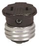 Female Screw Plug -Brown E27 to Female Plug