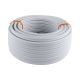 T & E CABLE 4.0MM WHITE 100M