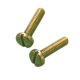 Cheese Head Screws M4x20mm Brass