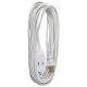 Household Extension Cord 20ft 16/2 White