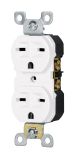 Volteck Duplex Flush Plug/Receptacle White 220V