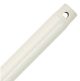 Down Rod 12i x 3/4i White