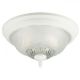 Flush Ceiling Light Fixture Textured White Trim