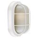 Bulk Head 40W Light Fixture White Plastic