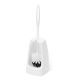 Nolle White/Black Bristle Toilet Brush w/Caddy