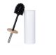 Sanilux UP Toilet Brush & Holder w/Anti-Splash Lid