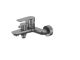 Seine Wall Type 1-Hdl Tub Mixer Brushed Gun Grey