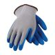 Glove latex coated blu Lrg