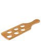 Bamboo Shot Paddle to hold 6 Shots 15 x 4.25