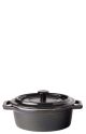 Midnight (Black) Oval Casserole 6