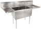 2 Compart Sink 18x18x12 DDBoard