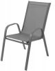 Garden Stacking Chair Light Grey