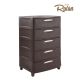 PICA Rattan Super Nova 5 Drawer Brown