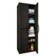 PICA Rattan Tall Wardrobe Brown