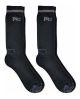 Downdraft Crew Length Sock Black Heather 2pk